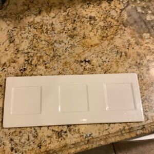 Wilmax of England 36cmx 13cm tray white